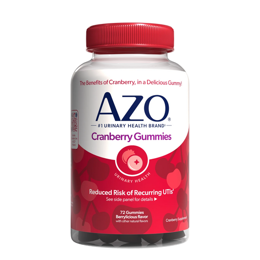 AZO® Cranberry Gummies– 2-Pack Deal (Minimum Order: 2 Bottles)