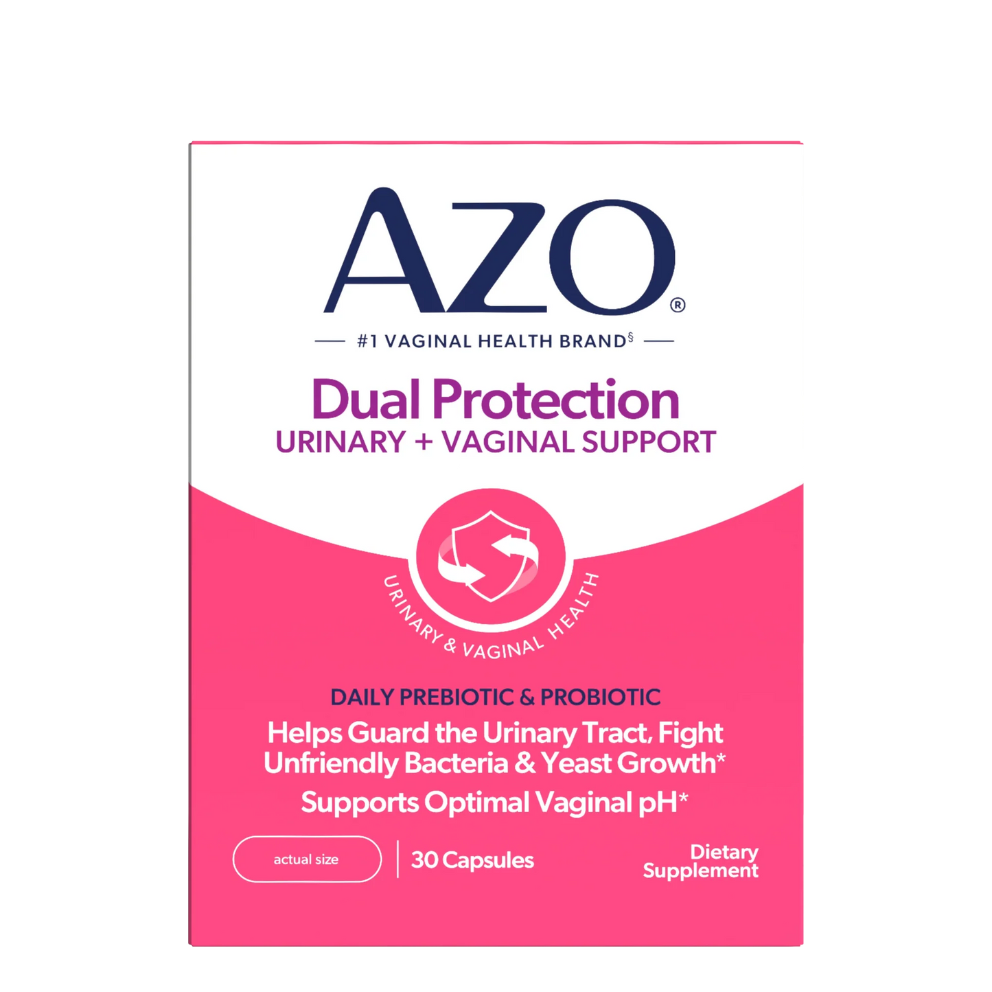 AZO® Dual Protection Urinary + Vaginal Support Capsules