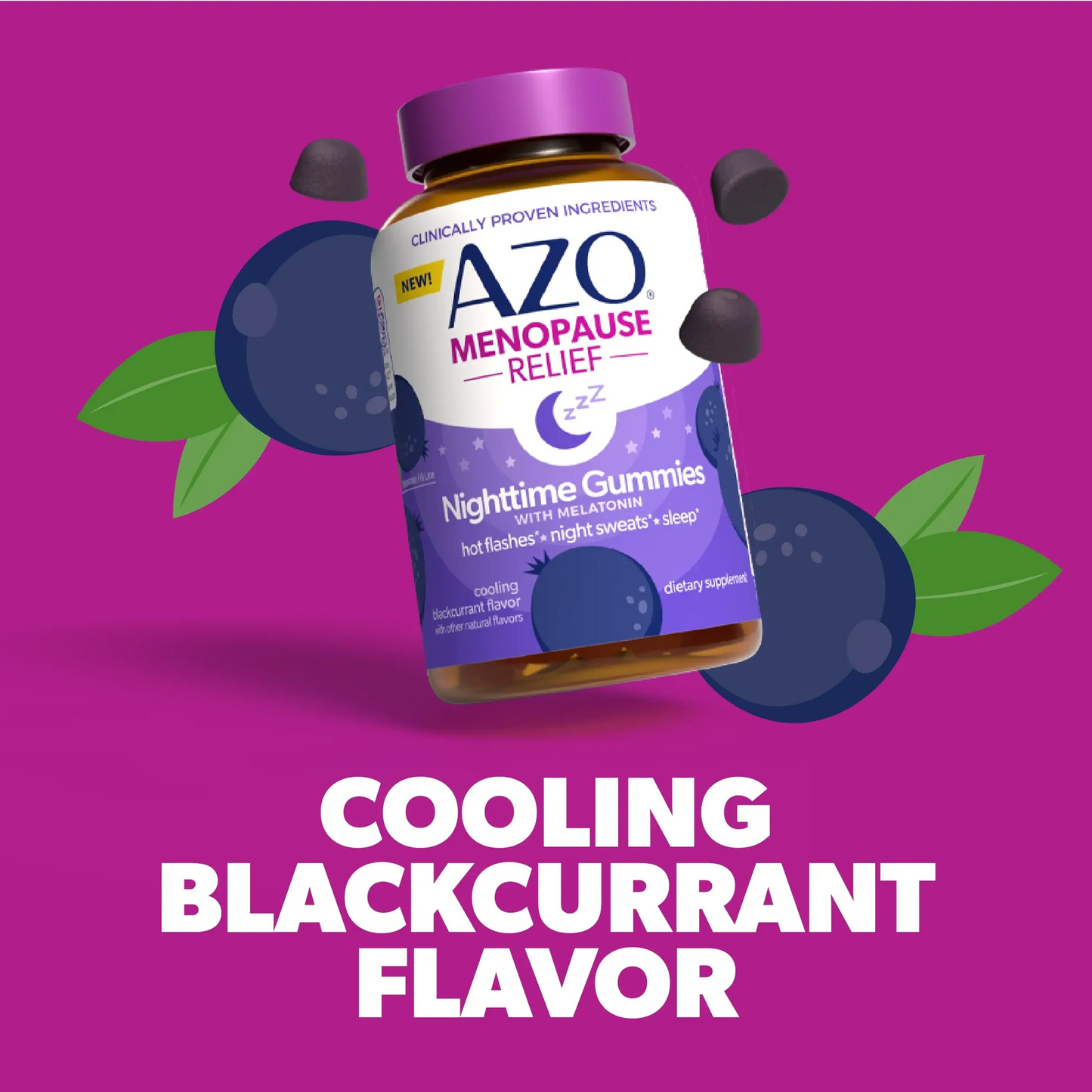AZO® Menopause Relief Nighttime Gummies