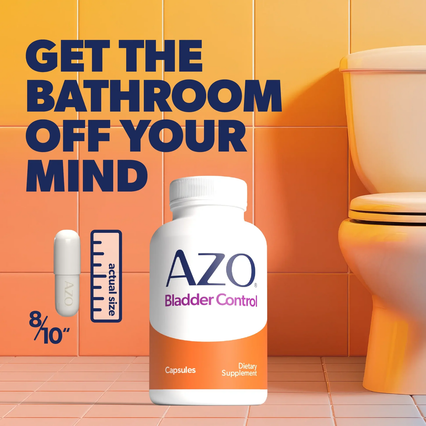 AZO® Bladder Control with Go-Less® Capsules