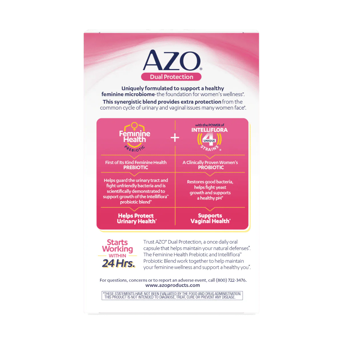 AZO® Dual Protection Urinary + Vaginal Support Capsules