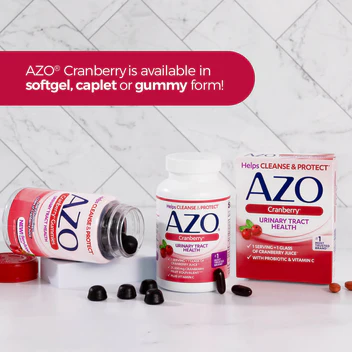 AZO® Cranberry Gummies– 2-Pack Deal (Minimum Order: 2 Bottles)
