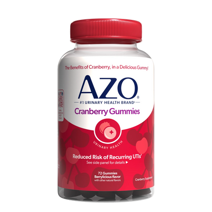 AZO® Cranberry Gummies– 2-Pack Deal (Minimum Order: 2 Bottles)