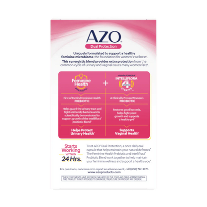 AZO® Dual Protection Urinary + Vaginal Support Capsules